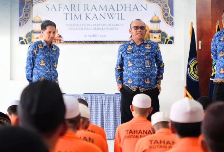Kepala Rutan Kelas IIB Rantau, Renaldi Hutagalung, menyampaikan terkait remisi Idulfitri.