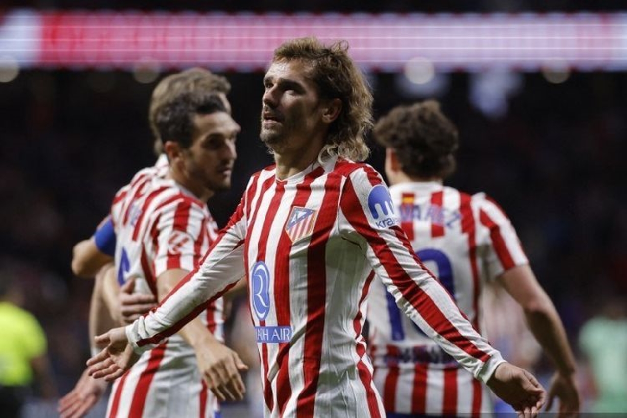 MENINGGALKAN: Antoine Griezmann siap meninggalkan Atletico Madrid dan merapat ke klub Major League Soccer (MLS) Orlando City. 