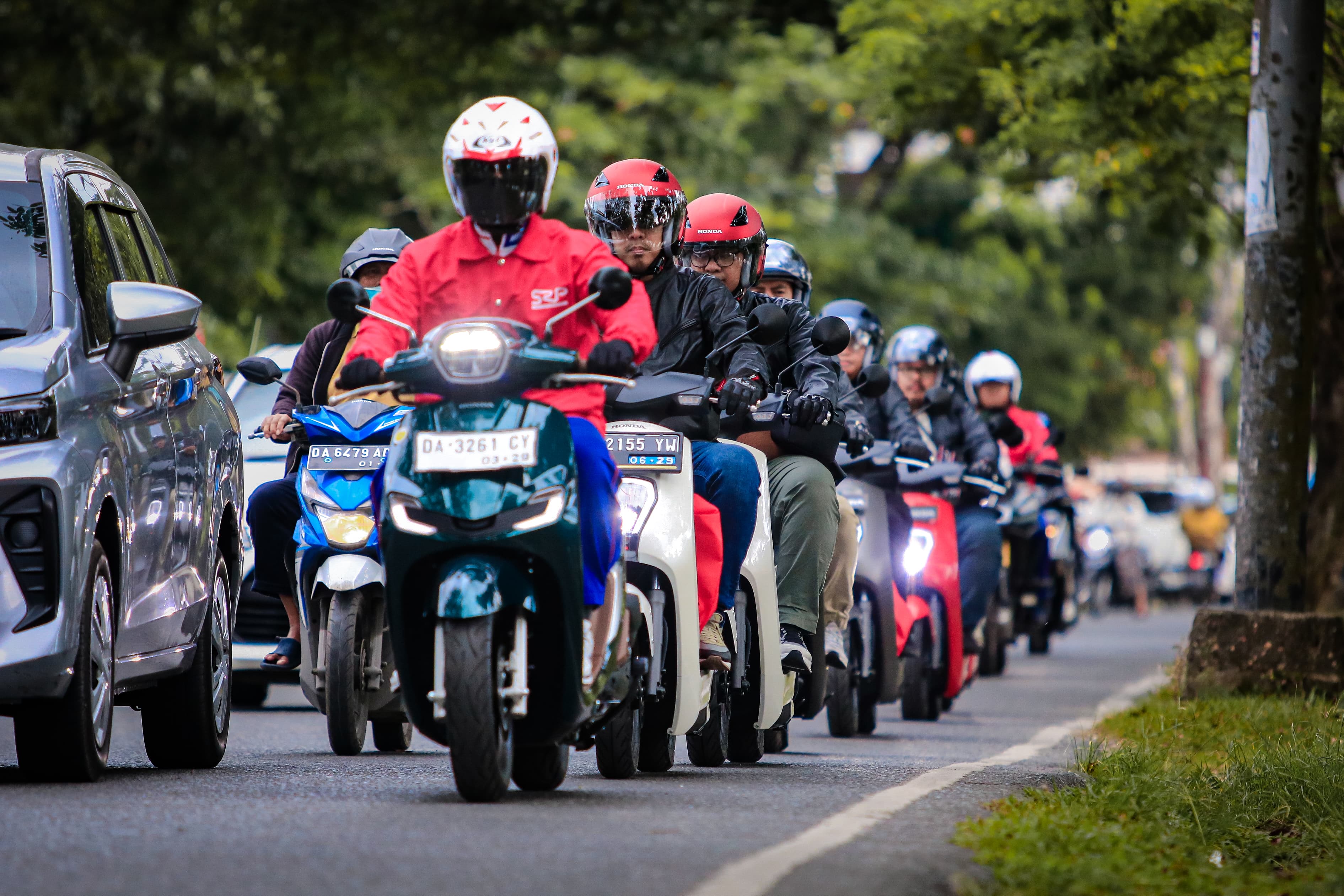 AMAN: Honda PT Trio Motor berikan tips #Caru_Aman berkendara saat mudik. 