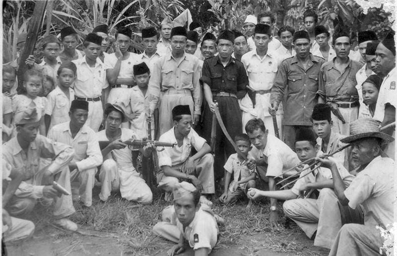 PEJUANG : Kelompok gerilya pejuang kemerdekaan di Tanah Banjar yang banyak tak terdokumentasikan identitasnya.