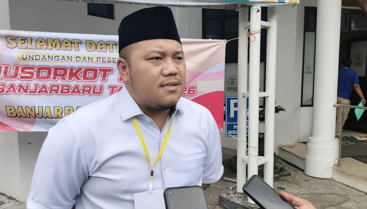 ketua KONI Banjarbaru periode sebelumnya, Gusti Rizky Sukma Iskandar Putera (SHEILLA RADAR BANJARMASIN)