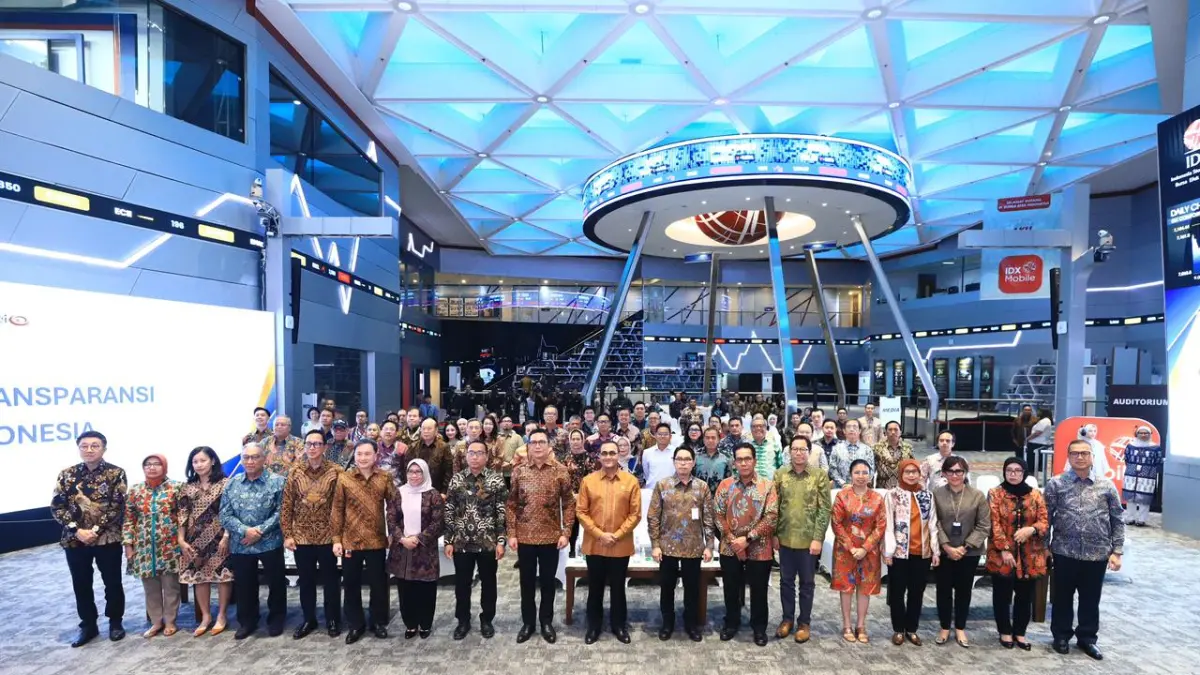 LANGKAH STRATEGIS: OJK Resmi menuntaskan empat agenda utama dalam penguatan transparansi pasar modal Indonesia di Gedung BEI, Jakarta, Kamis (2/4/2026).(Foto: OJK Kalsel)&nbsp;