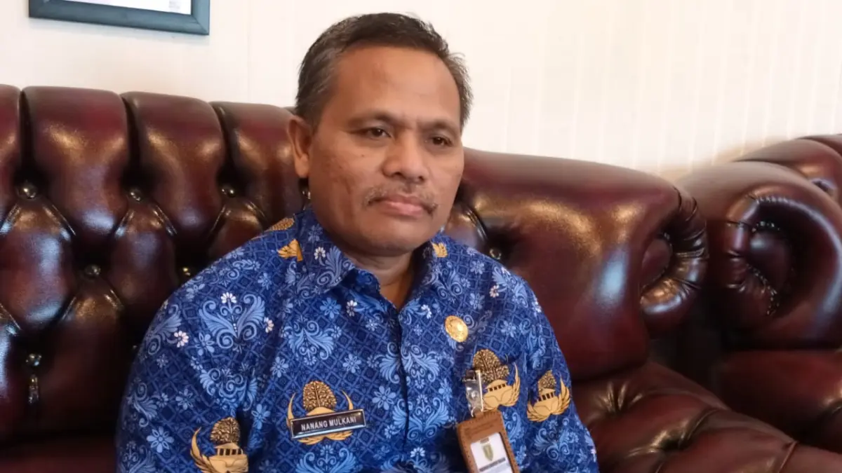 NARASUMBER: Kepala Disdikbud Tabalong, Nanang Mulkani. (Foto : Ibnu Dwi Wahyudi/ Radar Banjarmasin)