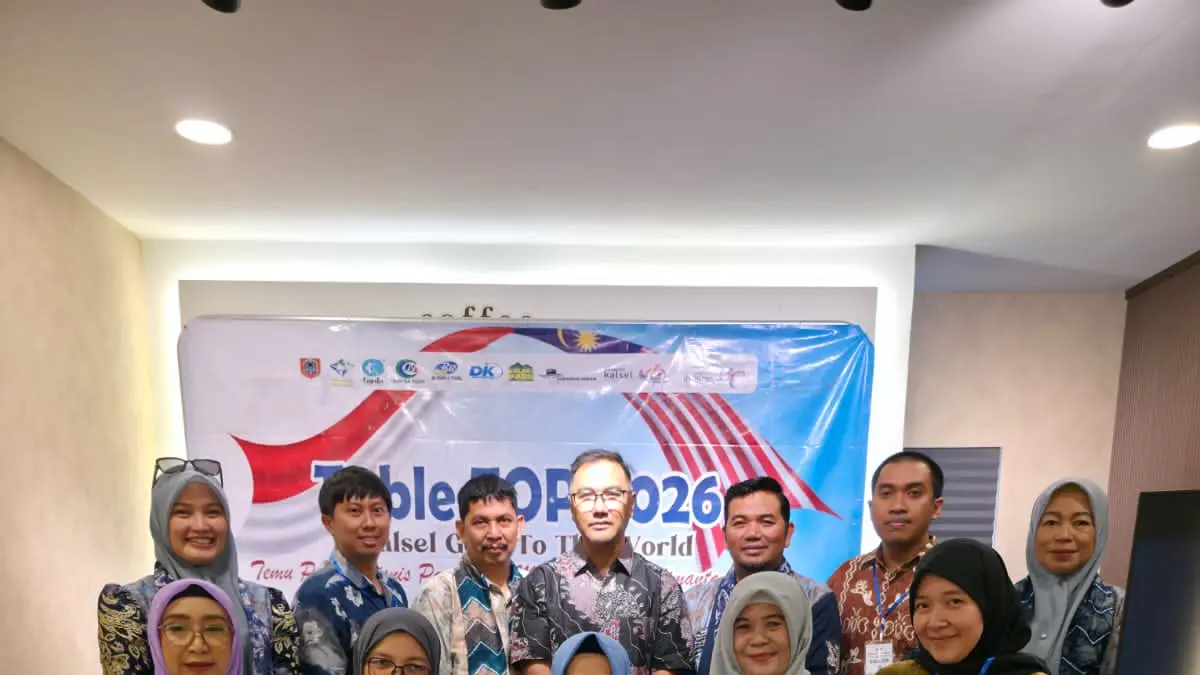 PROMOSI WISATA:Perwakilan agen travel wisata di Kalsel yang hadir di Table Top 2026 di Loka Cafe, Malaysia, Senin (6/4).(Foto: Dinas Pariwisata Kalsel)&nbsp;&nbsp;