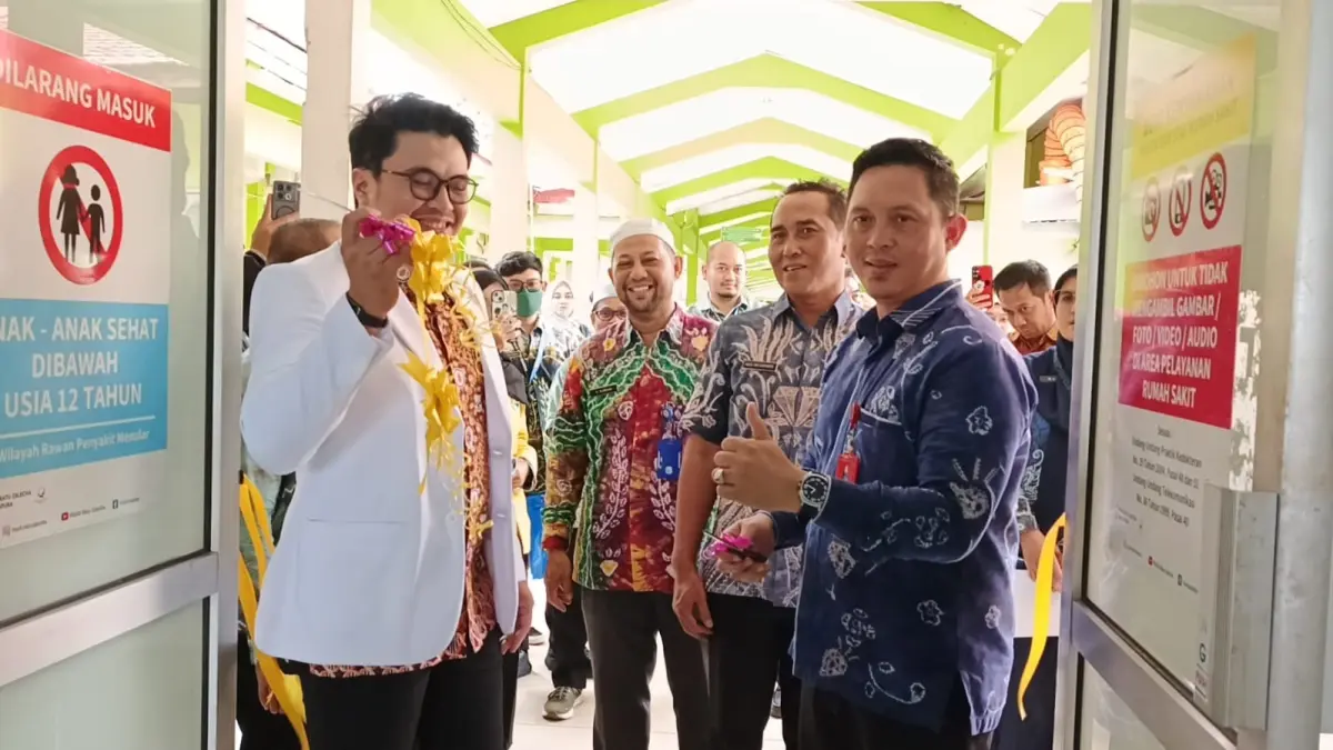 MEMBUKA: RSUD Ratu Zalecha Martapura resmi membuka layanan Poli Forensik dan Medikolegal.&nbsp;
(Foto: RSUD RATU ZALECHA)&nbsp;