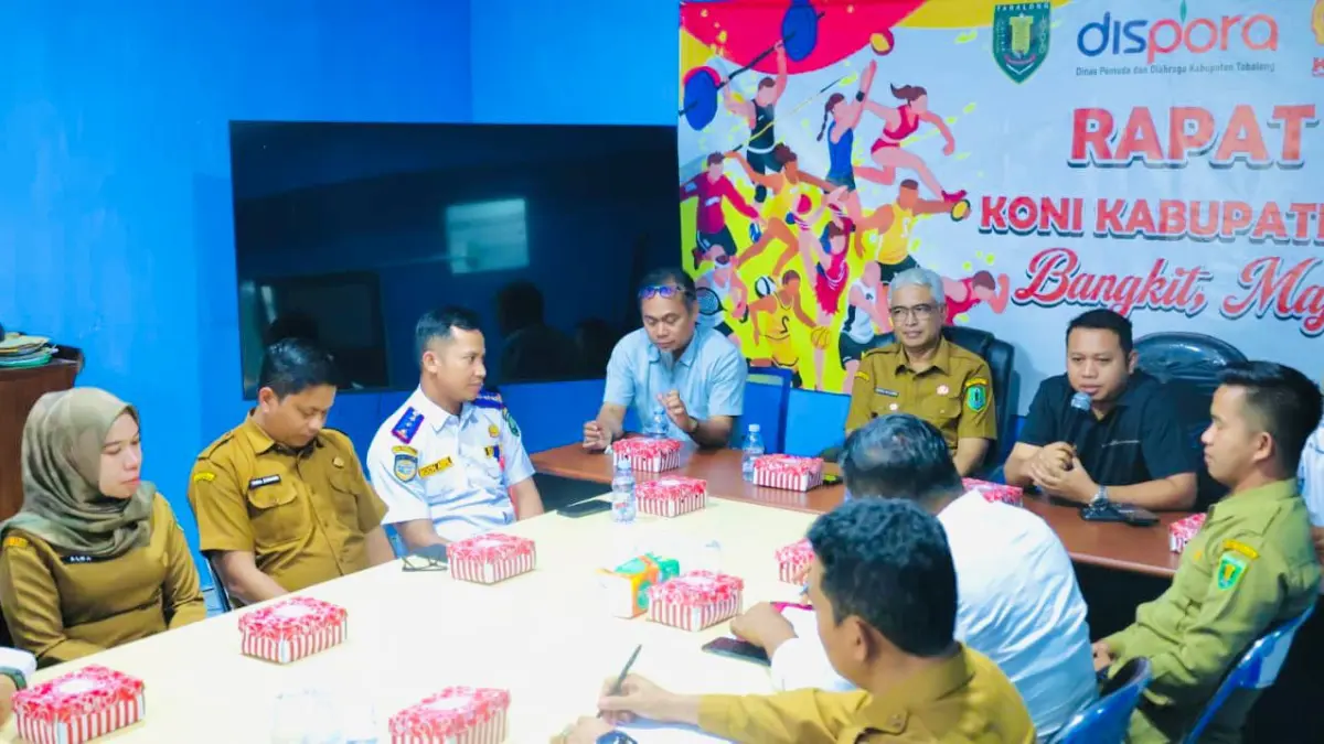 SOWAN: Ketua KONI HSU Hero Setiawan dan jajaran melakukan lobi lintas daerah untuk memperkuat dukungan tuan rumah Porprov Kalimantan Selatan tahun 2029. (Foto: M.Akbar/Radar Banjarmasin)&nbsp;