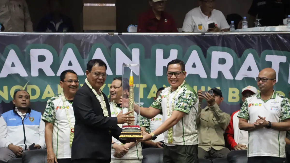 KARATE: Pembukaan Kejuaraan Karate Piala Pangdam XXII 2026 se-Kalselteng yang diikuti 1.523 peserta, sebagai ajang pembinaan prestasi karate di Kalimantan Selatan dan sekitarnya. (M Idris Jian Sidik)