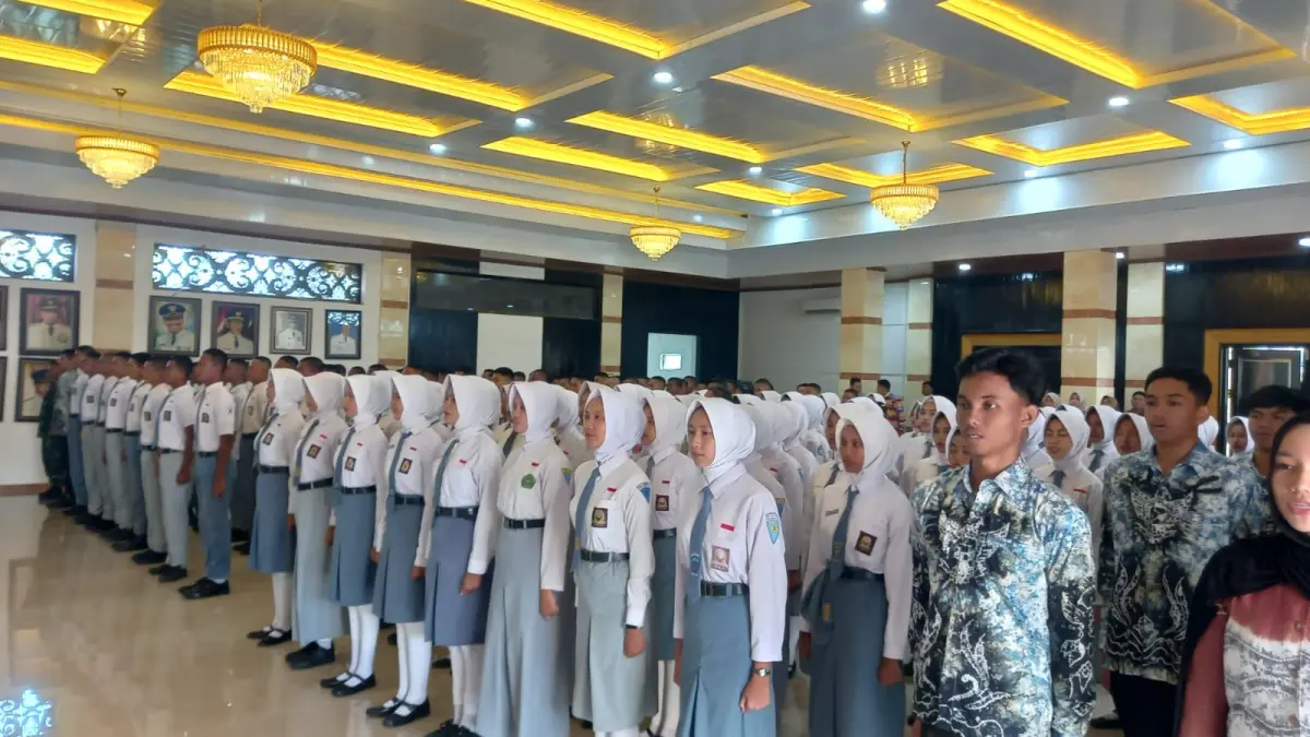 SELEKSI: Saat berlangsungnya seleksi Paskibraka Kotabaru. (Foto: PPI Kotabaru) 