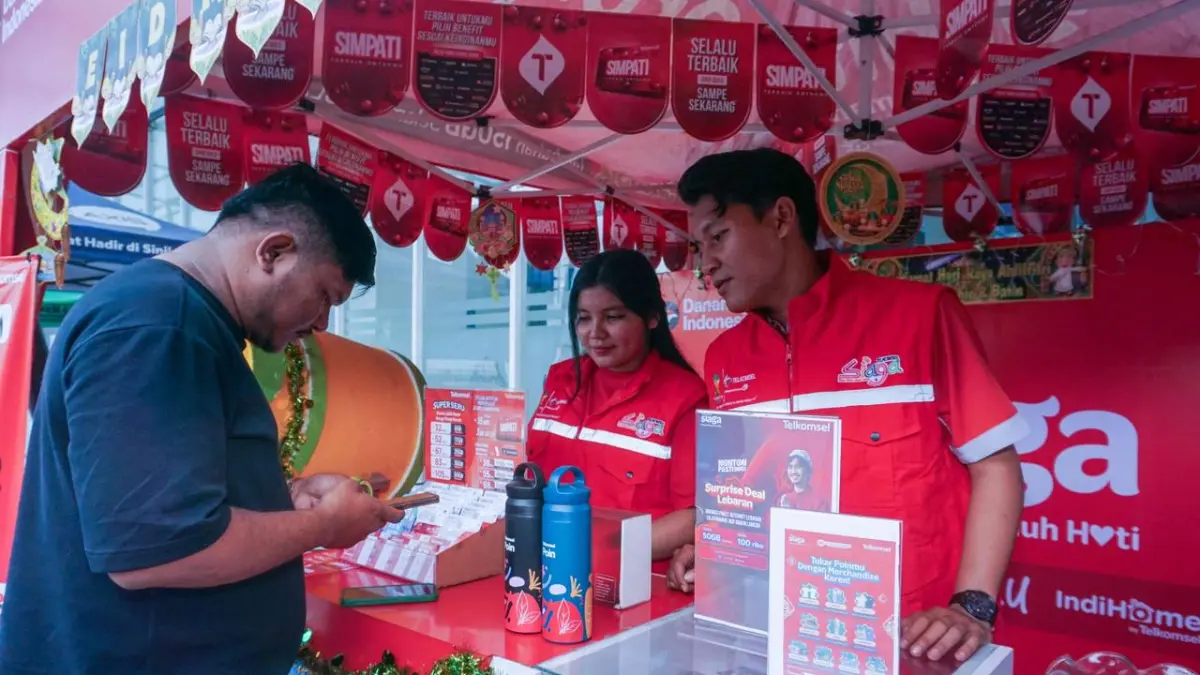 TERDEPAN: Telkomsel Pamasuka jaga konektivitas selama RAFI 2026.(Foto: Telkomsel)&nbsp;