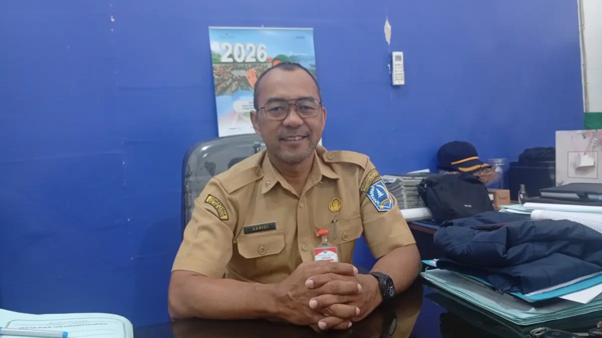 TERANGKAN: Kepala BKPSDM HSS Kamidi terangkan HSS tidak buka formasi ASN tahun 2026. (Foto: M. Padil Ihsan/Radar Banjarmasin)&nbsp;