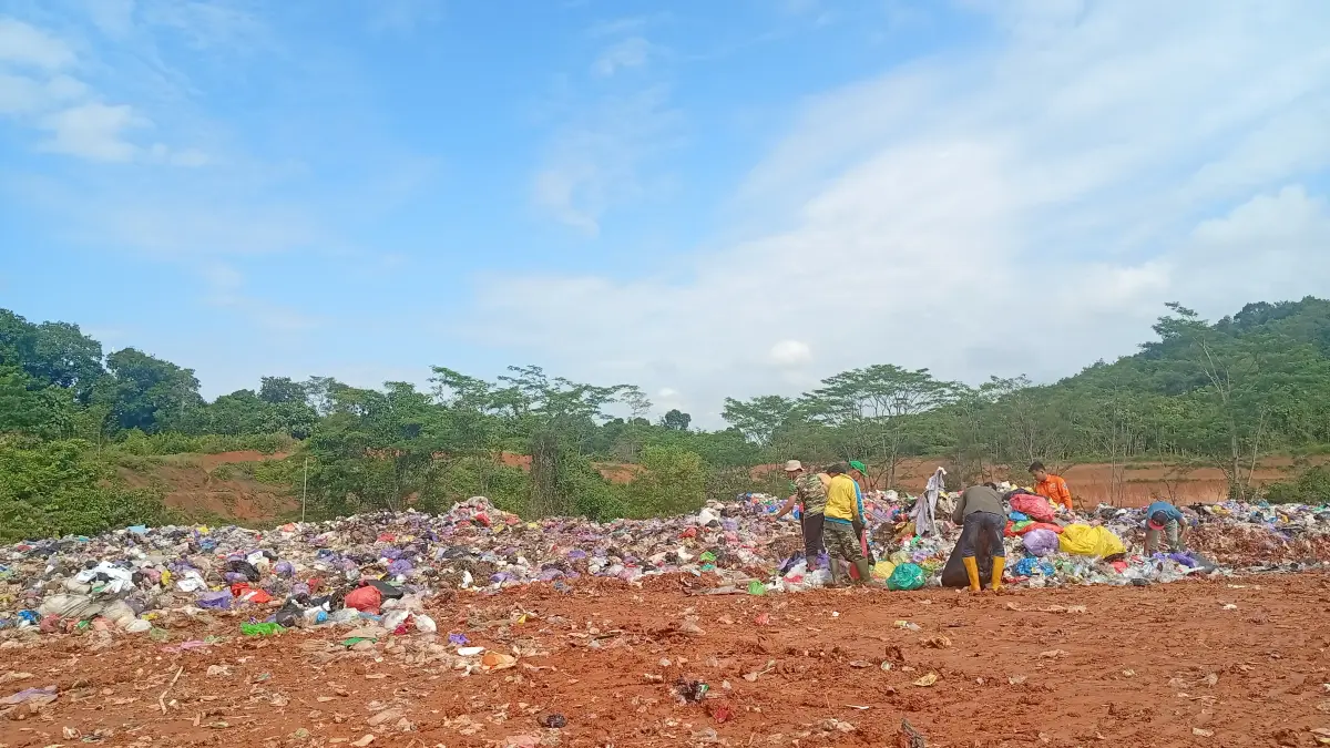 TPA: Tempat Pemprosesan Akhir sampah di Malutu. (Foto: M. Padil Ihsan/Radar Banjarmasin)&nbsp;