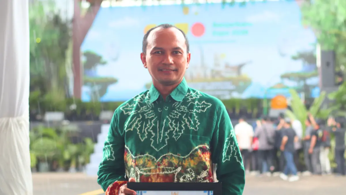 HADIR: HCGS Section Head PAMA BBSO Prihadi Suseno menghadiri pembukaan Expo Pelayanan Publik dan Job Fair rangkaian Hari Jadi ke-27 Kota Banjarbaru di Lapangan Dr. Murdjani, Jumat (17/4/2026).