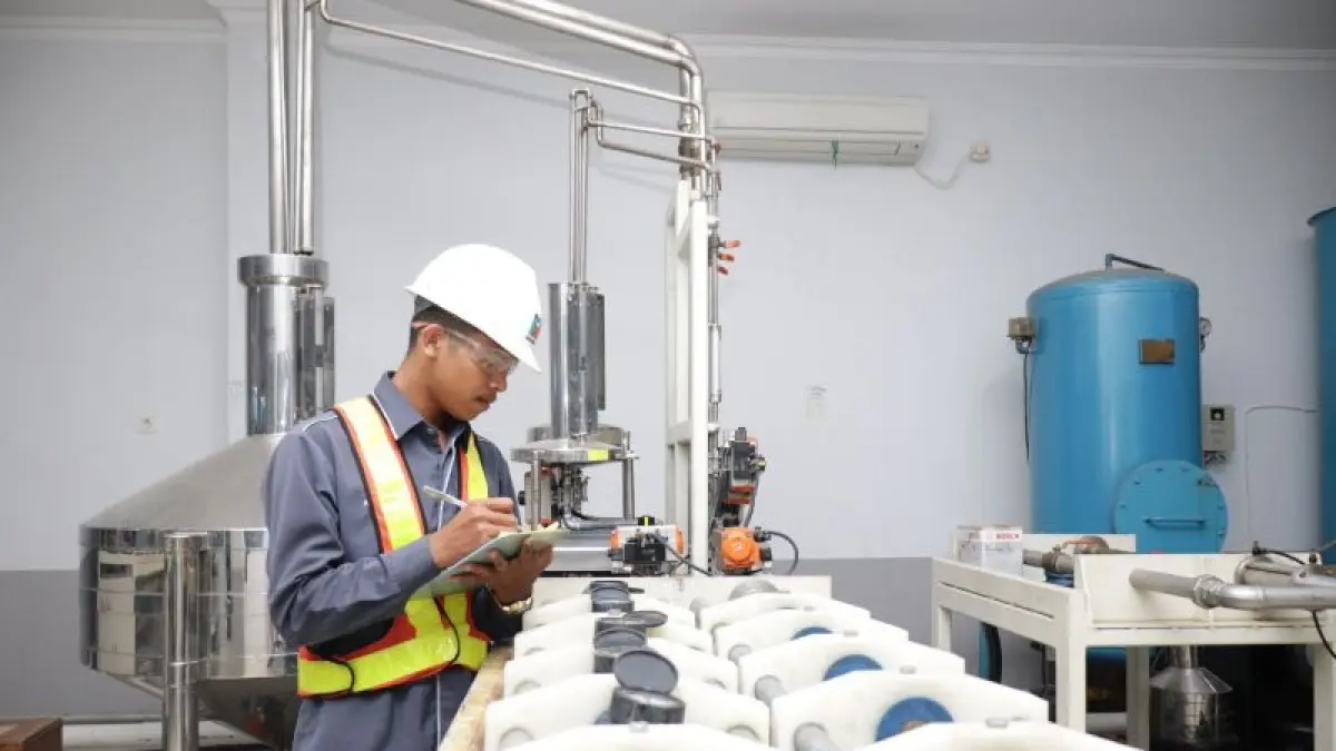 MUSIM KEMARAU: PTAM Bandarmasih menyiapkan skema pencampuran air baku guna menjaga distribusi tetap aman di tengah ancaman intrusi air laut.(Dok Radar Banjarmasin)