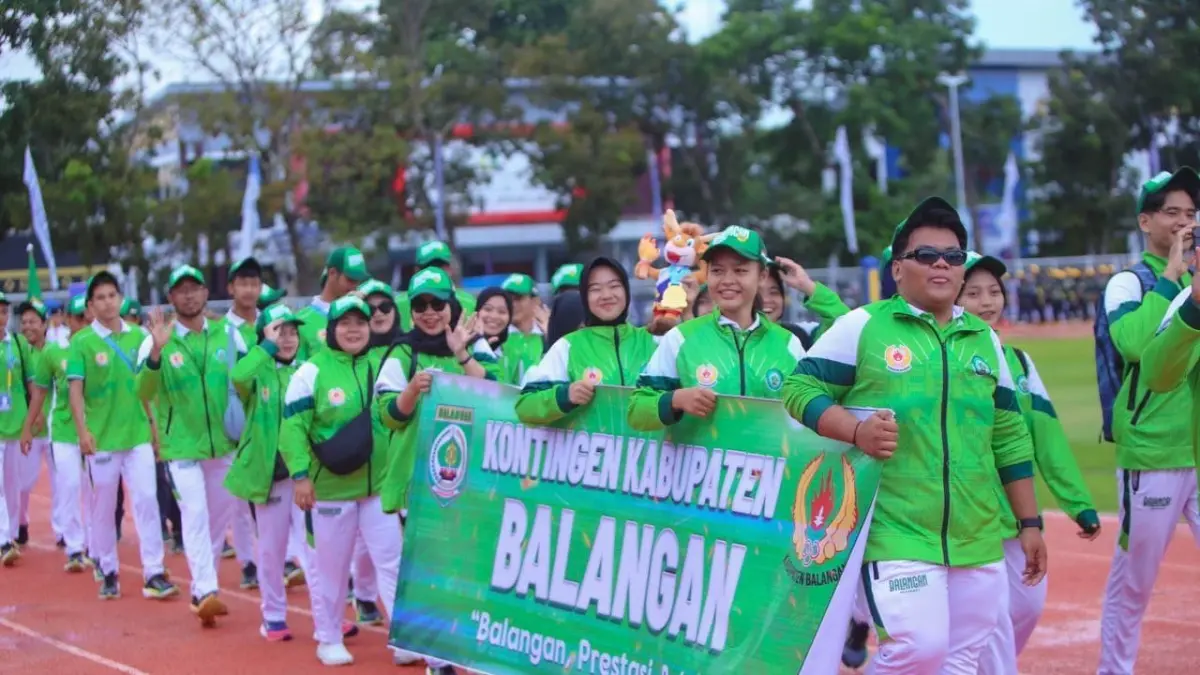 TAGIH HAK: Para atlet Balangan saat berjuang meraih medali di ajang provinsi beberapa waktu lalu. Hingga saat ini, mereka masih menunggu kejelasan pencairan bonus. (Arif Sarwono untuk Radar Banjarmasin)