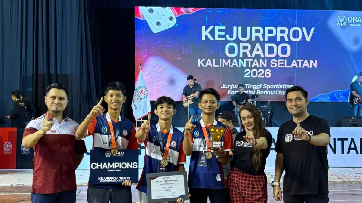 JUARA: Atlet Orado Junior asal HSS Juara 1 Kejurprov, siap wakili Kalsel ke Kejurnas Orado di Bogor. (Foto: Orado HSS)&nbsp;