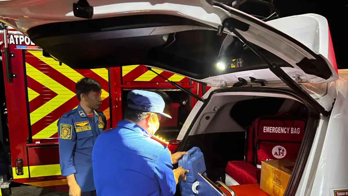 SIAGA: Unit ambulans Satpol PP dan Damkar Tanah Bumbu disiapkan untuk layanan darurat gratis 24 jam di wilayah Simpang Empat.