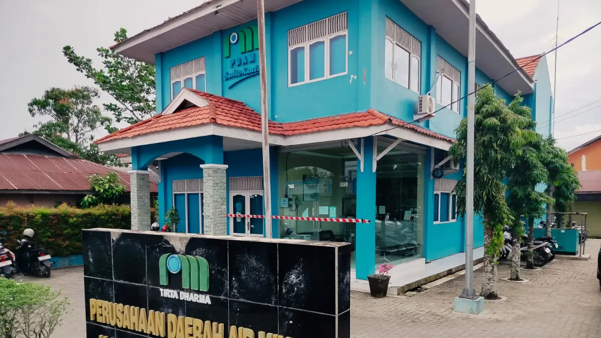 Kantor PDAM Batola, Jalan AES Nasution, Nomor 1, Marabahan.(Foto