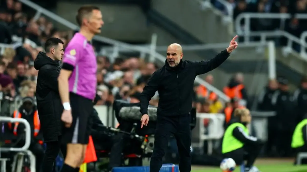 DIHARAPKAN: Bonucci berharap Pelatih Manchester City, Pep Guardiola bisa melatih Timnas Italia.&nbsp;
(AFP/PAUL CURRIE)