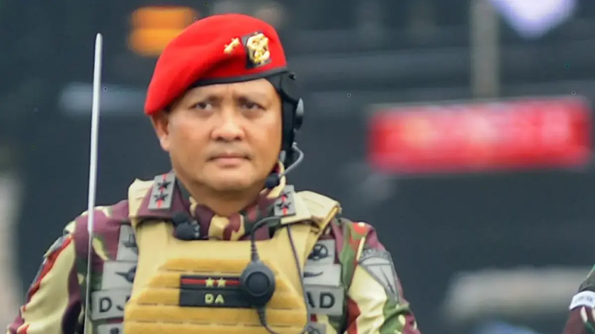DITERPA HOAKS: Panglima Komando Pasukan Khusus (Kopassus) Letjen TNI Djon Afriandi.