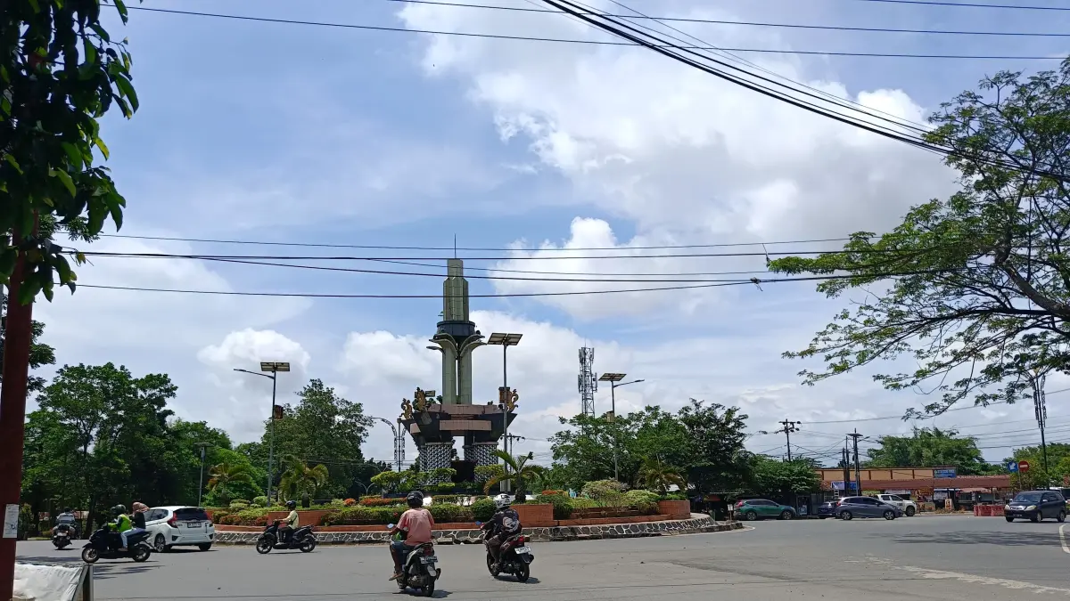Ditutup: rekayasa lalin bundaran Palam diusulkan di tutup (Sheilla Farazela Radar Banjarmasin)