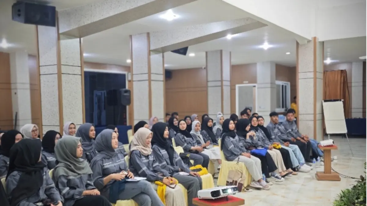 MENYIMAK: Fokus dan semangat peserta mengikuti sesi penyampaian materi Public Speaking, Sabtu (18/4/2026).(Foto-foto: PT Arutmin Indonesia)&nbsp;