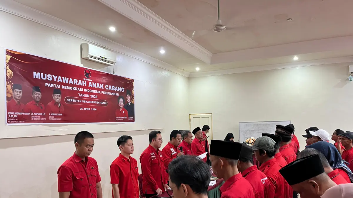 AKAR RUMPUT: PDIP Kabupaten Tapin gelar musyawarah bersama di Hotel Tapin.
Foto PDIP Tapin