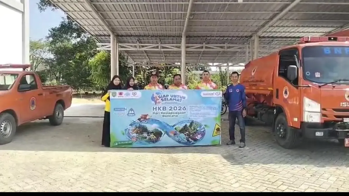 SERENTAK: Segenap pihak di Kabupaten Tapin tepat pukul 10.00 Wita membunyikan sirene sebagai tanda kesiapsiagaan bencana.