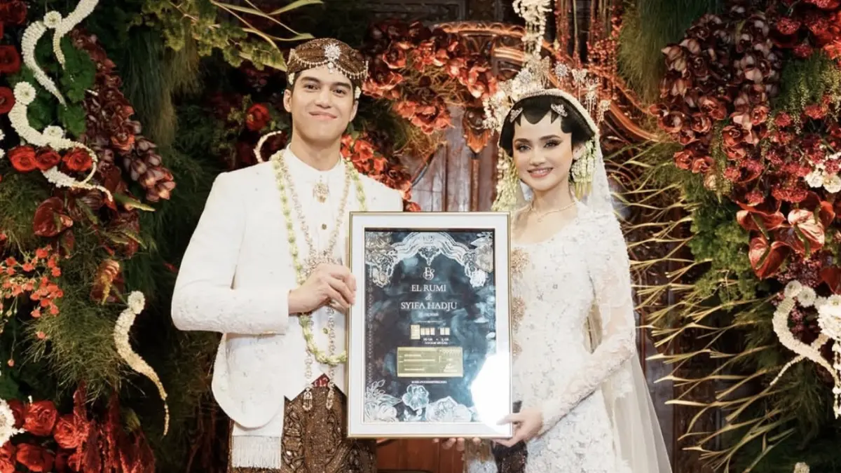 MAHAR: Mahar pernikahan Syifa Hadju dan El Rumi sebesar 2.026 Pound Sterling. (Foto: Instagram/syifahadju)
