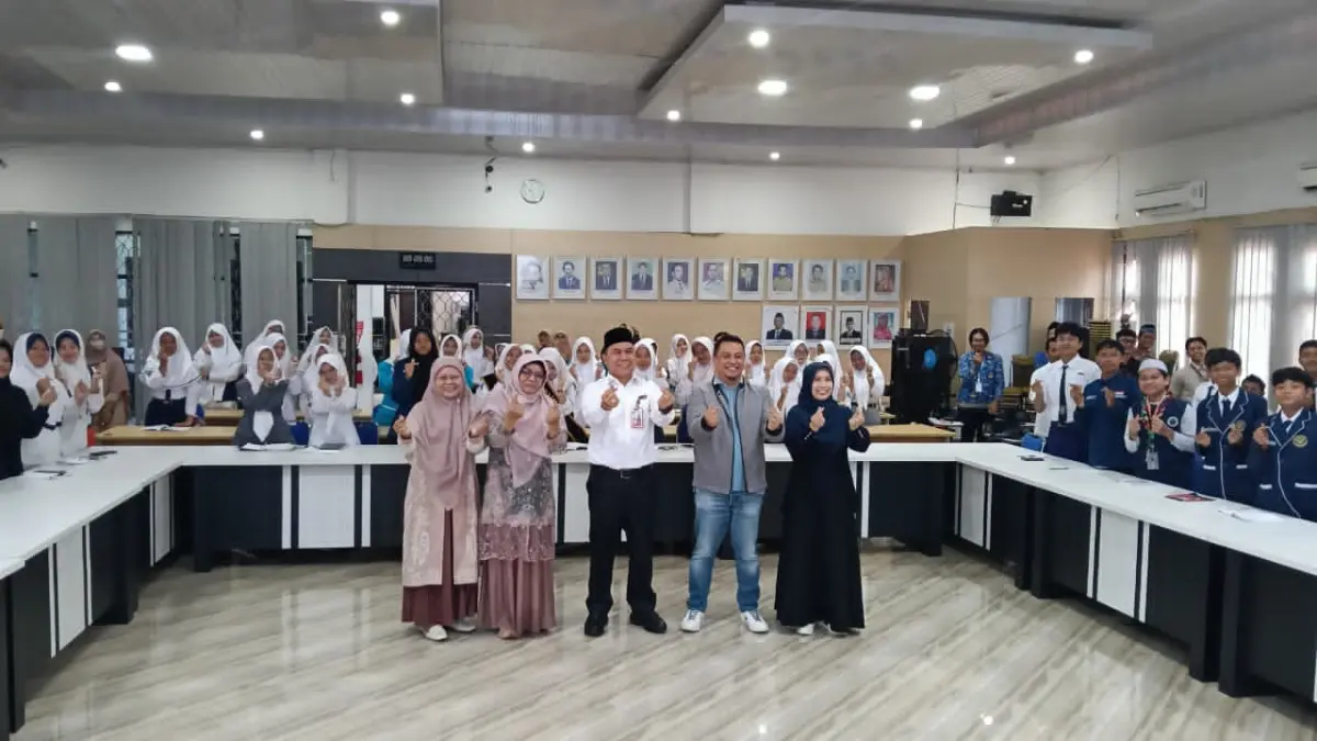 OSIS:Kegiatan seminar OSIS memimpin sejak dini dari Dandiah&nbsp; Care.(Foto:Raudah Anisya/Radar Banjarmasin)