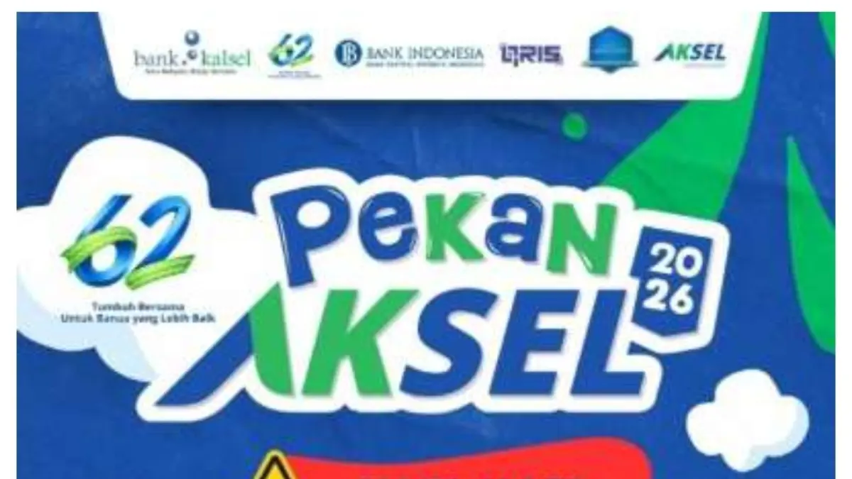 JANGAN TERKECOH: Bank Kalsel minta masyarakat waspada penipuan mengatasnamakan Pekan AKSElL 2026.(Foto: Bank Kalsel)