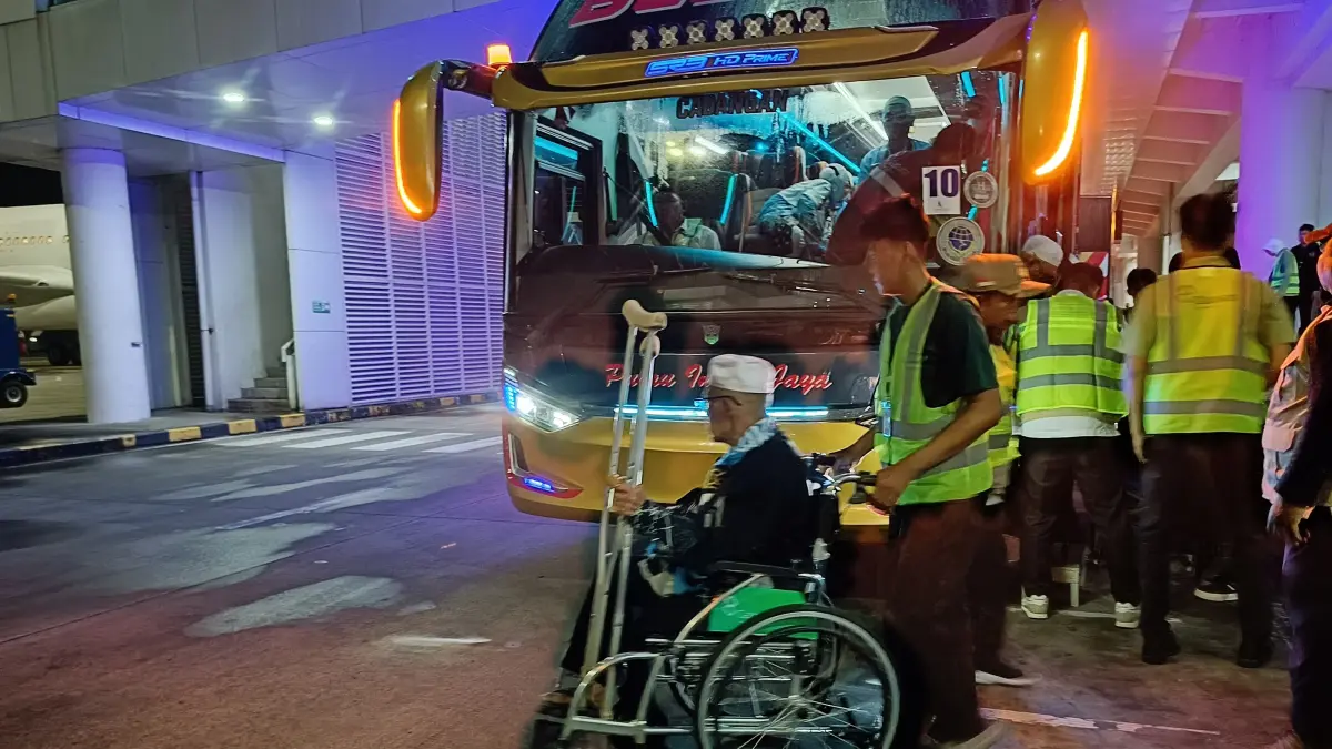 para lansia Calon Jemaah Haji yang perlu mendapat perhatian khusus (SHEILLA /RARA BANJARMASIN&nbsp;