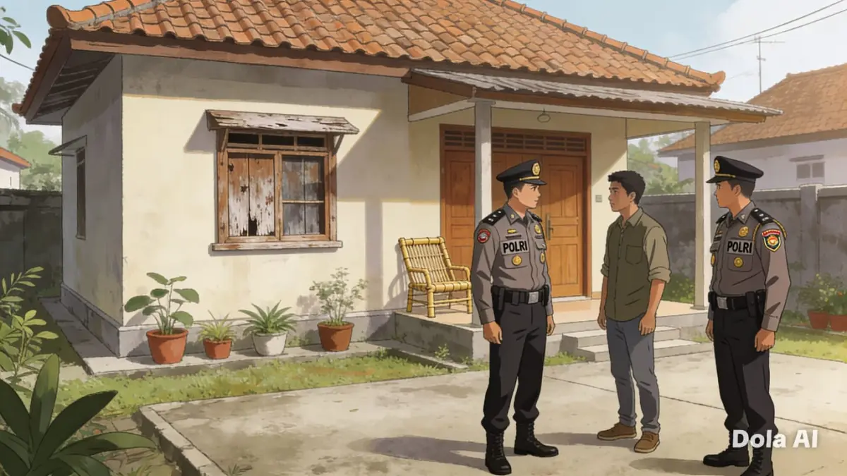 RESPONSIF:Personel Polsek Banjarmasin Timur mendatangi lokasi rumah warga di kawasan Jalan Veteran Banjarmasin yang dilaporkan sering menyetel musik dengan suara keras hingga menyebabkan gangguan Kamtibmas.(Foto:Polsek Banjarmasin Timur)