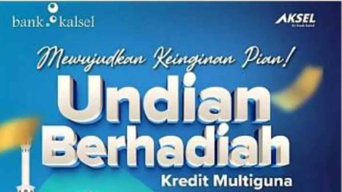 UNDIAN:Hadiah Umrah dan sepeda Listrik disiapkan untuk program undian Kredit Multiguna dari Bank Kalsel.(Foto: Bank Kalsel) &nbsp;