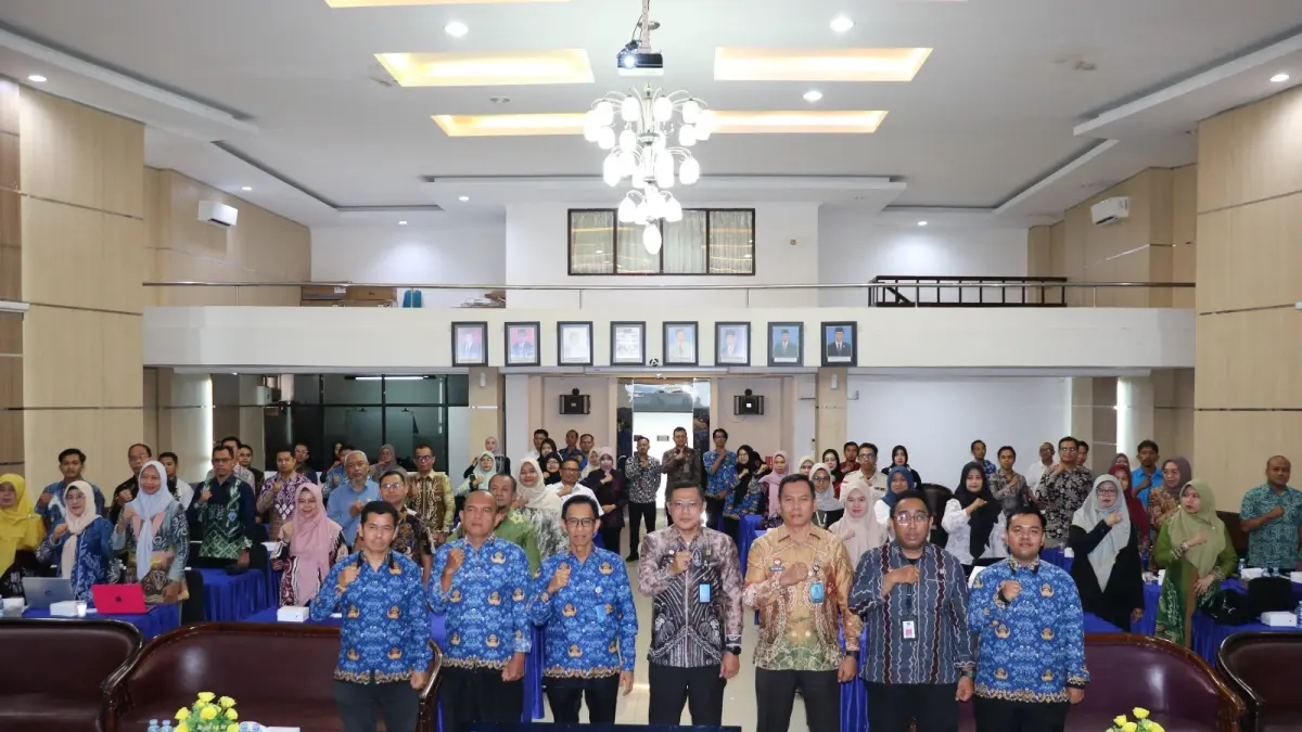 KOLABORASI: Kanwil Kemenkum Kalsel dan LLDIKTI XI Kalimantan berkolaborasi mematangkan program Sentra KI dan Magang Posbankum yang melibatkan 50 Perguruan Tinggi.(Foto-foto: Kanwil Kemenkum Kalsel)