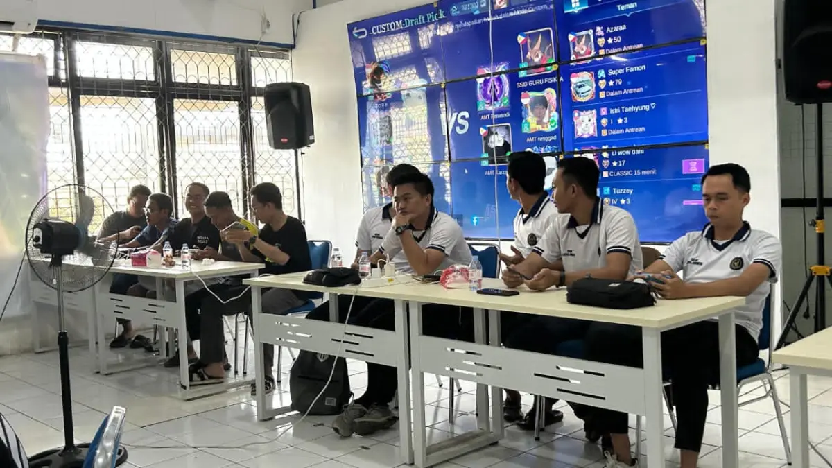 LOMBA:Suasana Test Event E-Sport antar instansi se-Kabupaten HSU di Aula Diskominfosandi Kabupaten HSU, Minggu (3/5/2026).(Foto: Diskominfosandi HSU)&nbsp;