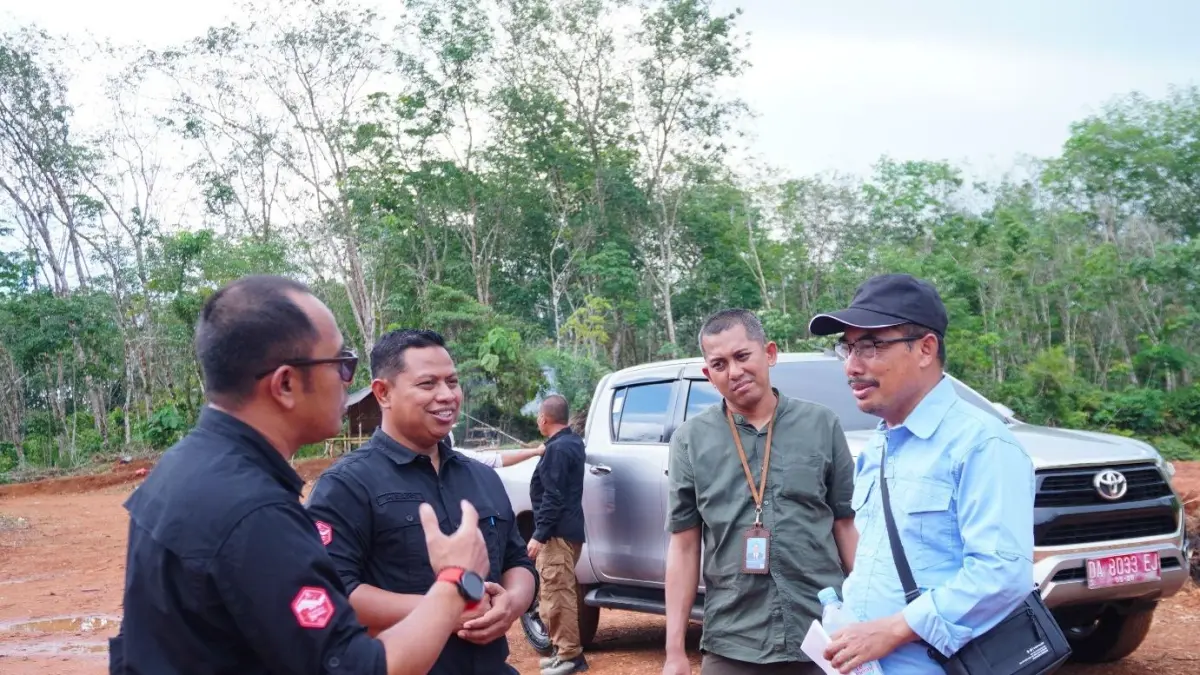 VISITASI: Direktorat Jenderal PAUD, Pendidikan Dasar, Pendidikan Nonformal dan Pendidikan Informal melakukan peninjauan langsung ke lokasi di HST, Selasa (5/5/2026).