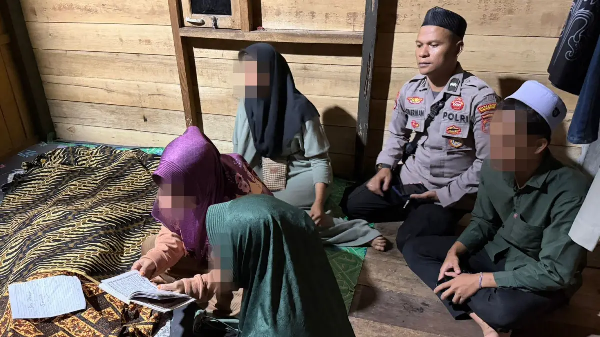 TAKZIAH: Rumah duka FP (34) di Kecamatan Kusan Hulu, usai korban ditemukan tewas.