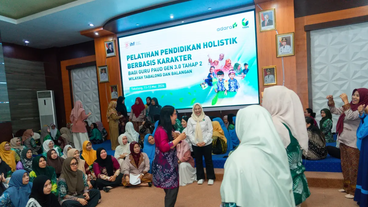 PELATIHAN : Tim IHF saat memberikan materi PHBK Gen 3.0 kepada para guru PAUD.