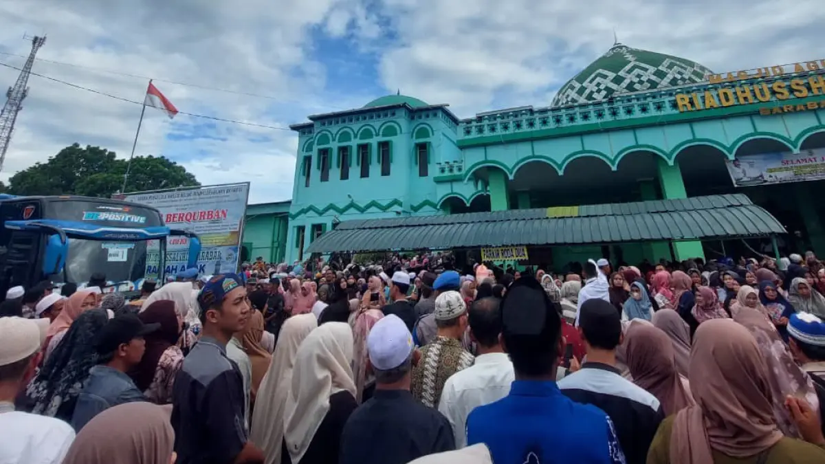 BATAL BERANGKAT: Dua jemaah calon haji asal HST tidak ikut pelepasan karena batal berangkat.