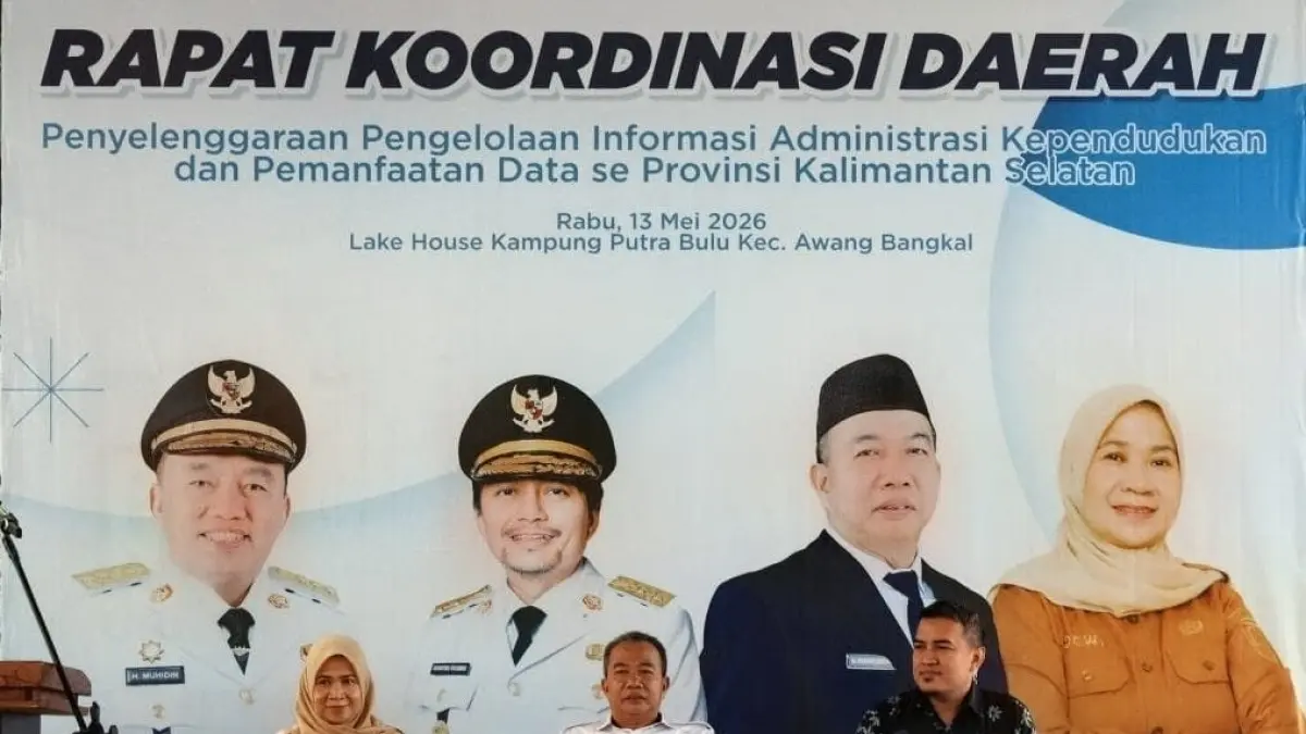 Rakor Pengelolaan Informasi Administrasi Kependudukan di Kabupaten Banjar, Rabu (13/5/2025). (FADLAN ZAKIRI/RADAR BANJARMASIN)