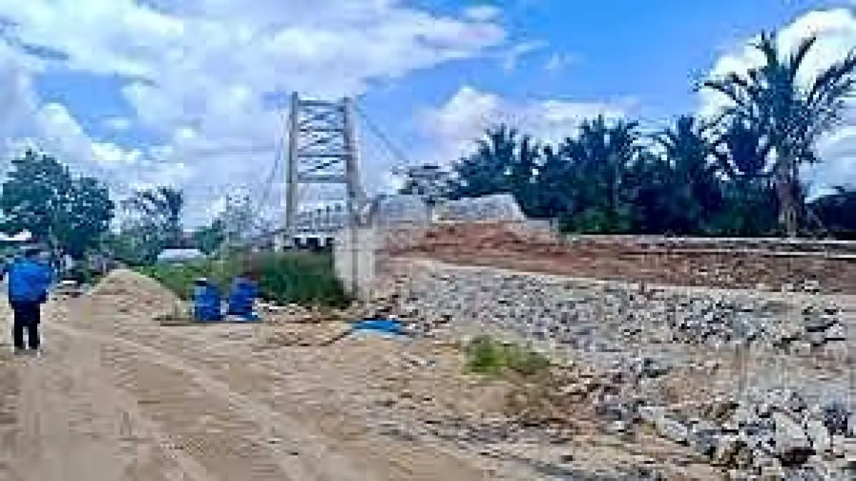 Sejumlah baut Jembatan CUSA diduga hilang sebelum diresmikan. (Endang Syarifuddin/Radar Banjarmasin)