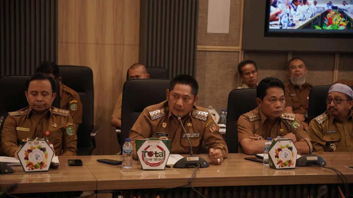 USUL: Bupati HST Samsul Rizal saat audiensi ke Kementerian PU di Jakarta, Senin (11/5/2026).