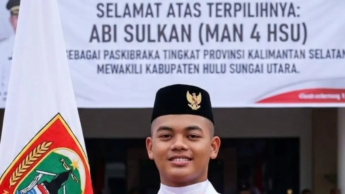 Abi Sulkan, siswa MAN 4 HSU. (MAN 4 HSU)
