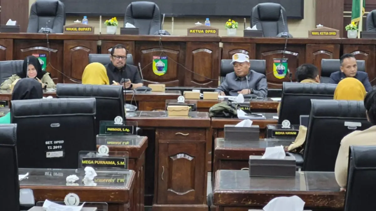 ASPIRASI : Suasana RDP Komisi II DPRD Tala dengan para OKP di Tala pada Senin (11/5/2026). 