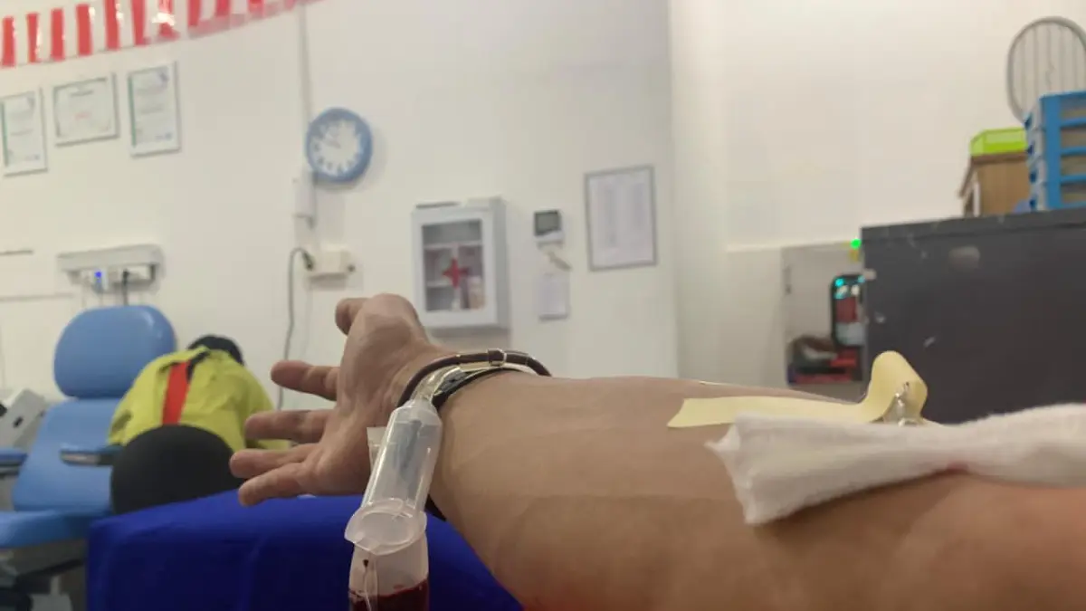 DONOR: UDD PMI Kota Banjarmasin menyebut kebutuhan darah di Banjarmasin melonjak hingga dua kali lipat dalam beberapa tahun terakhir.(Foto: Endang Syarifuddin/Radar Banjarmasin)&nbsp;