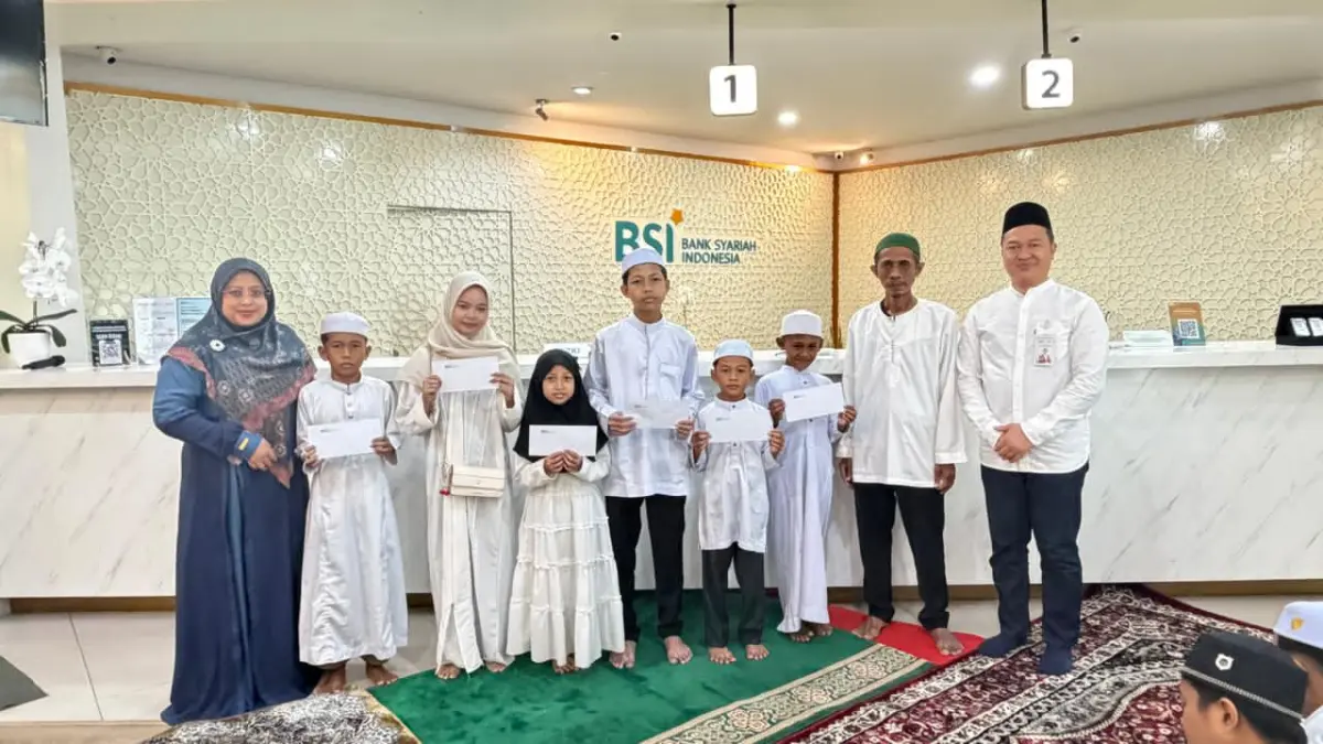 MINTA DOA: BSI RO IX Kalimantan perkuat kepedulian sosial lewat sedekah serentak.(Foto: BSI)
