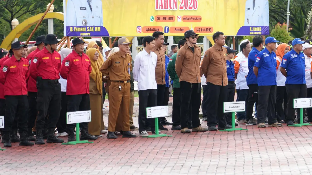 IKUT SIAGA: Organisasi relawan di Tapin ikut siaga dalam menghadapi Karhutla.