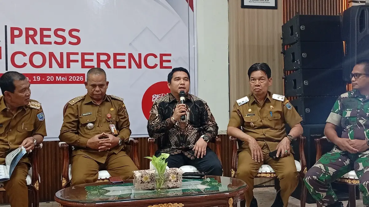 DUKUNG: Ketua DPRD HSS, H Akhmad Fahmi sampaikan dukungan program percontohan Kabupaten Ber-Aksi.(Foto: M Padil Ihsan/Radar Banjarmasin)&nbsp;