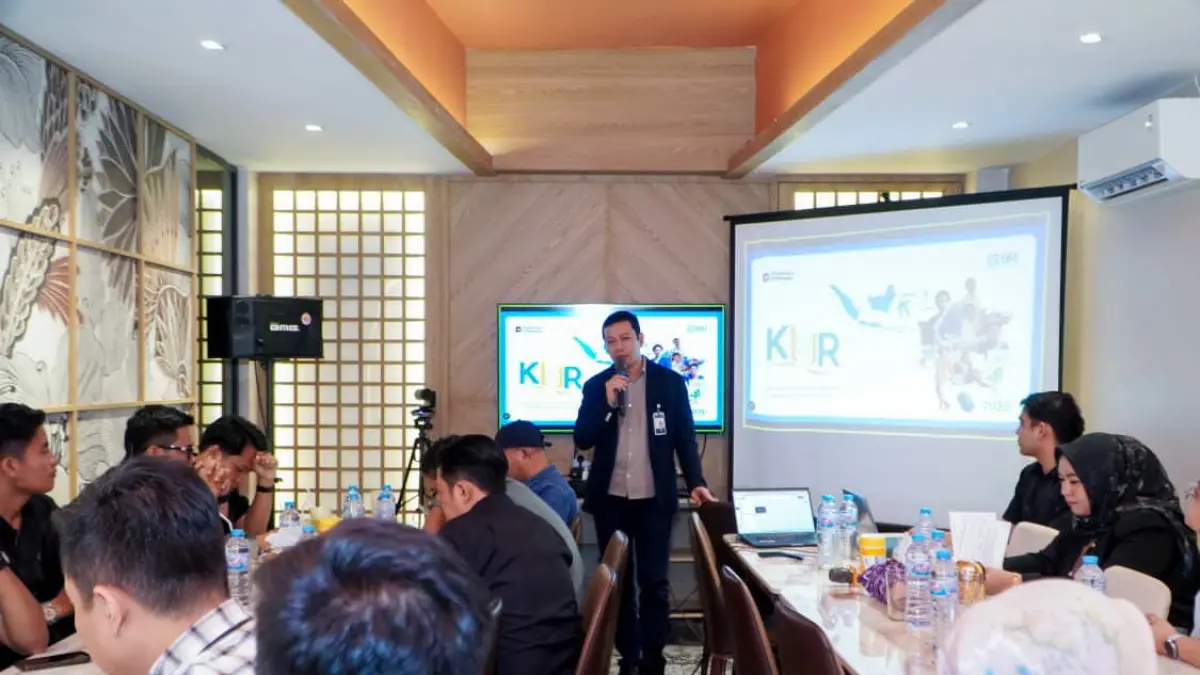 KUR: BRI Region 14 Banjarmasin Salurkan KUR Rp4,01 triliun.(Foto: Raudah Anisya/Radar Banjarmasin)&nbsp;