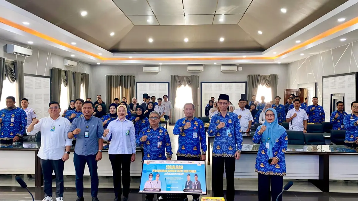 PEKERJA: BPJS Ketenagakerjaan dorong kepatuhan perlindungan pekerja konstruksi.